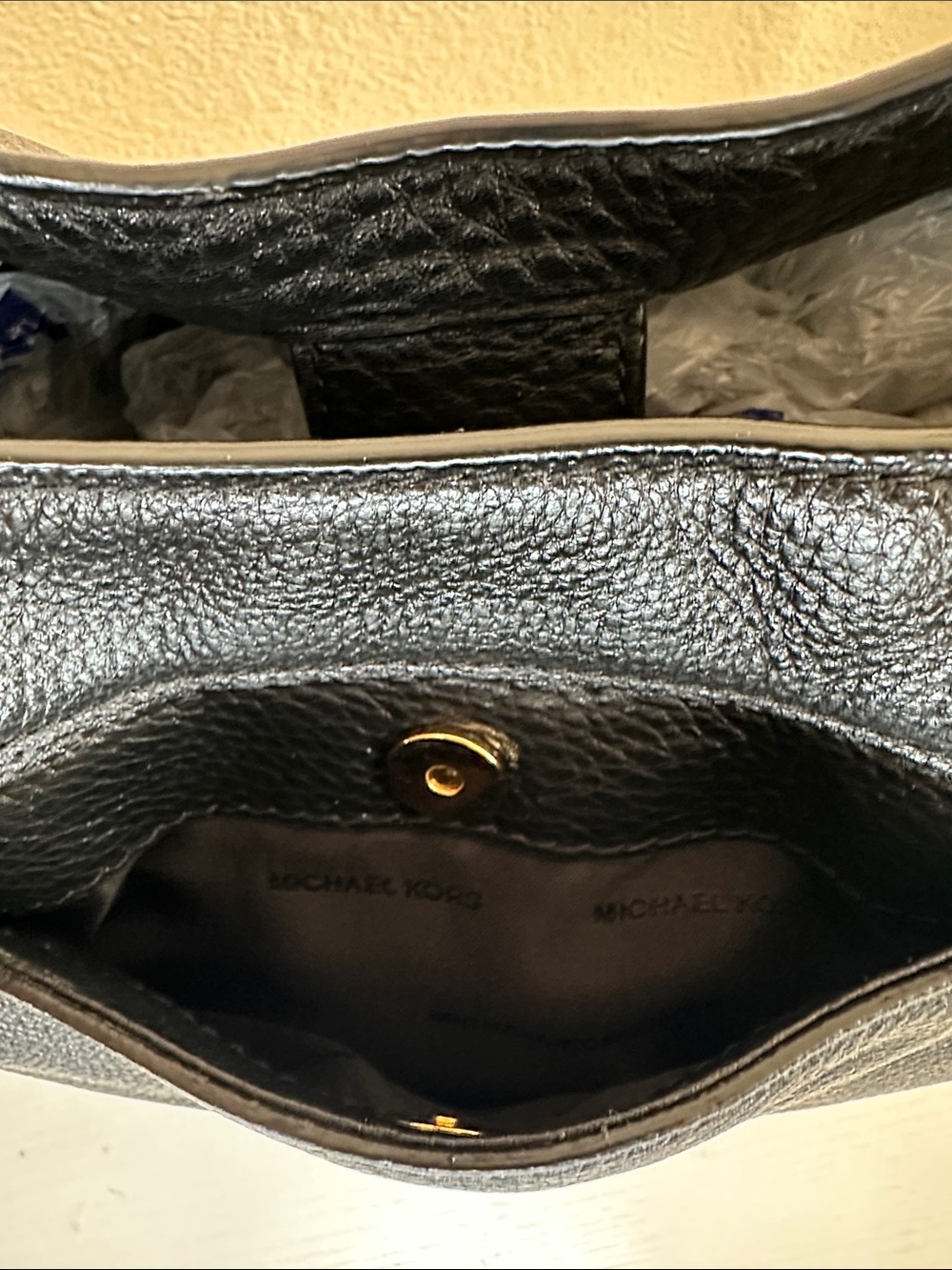 Michael Kors Black Pebbled Leather Shoulder Hobo - Picture 10 of 11